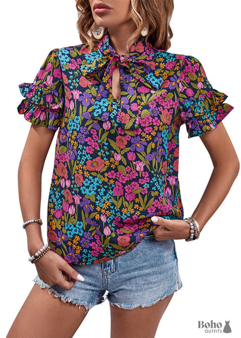 Boho Fashion Print Shirt